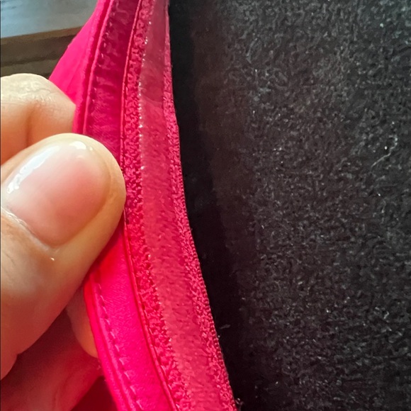 Strapless Fusia dress with pockets - Picture 7 of 9